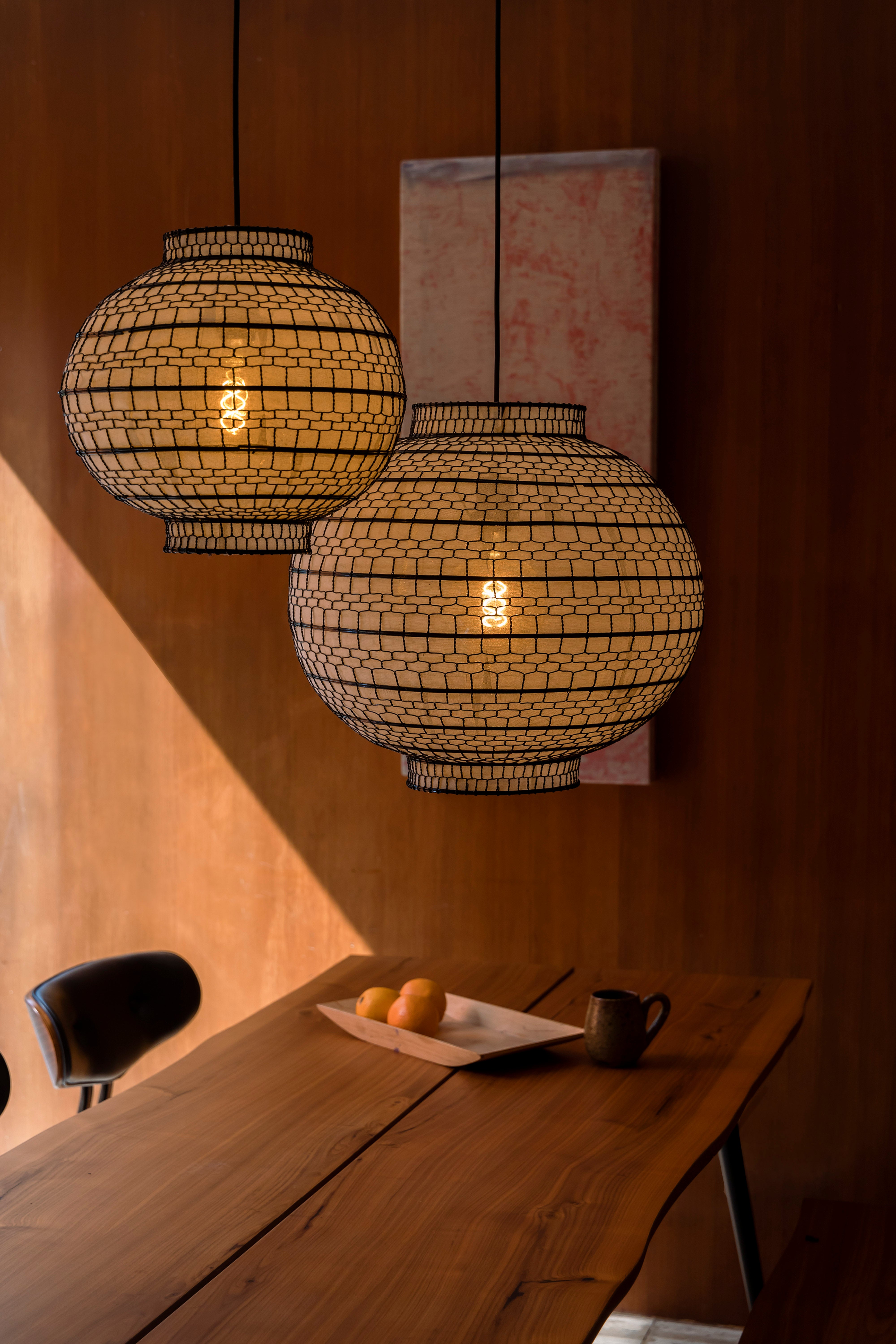 Dutchbone Ming Gauze Round 45 Pendant Lamp
